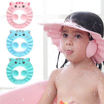 Waterproof Bathing Baby Hair Shower Cap - Native Collection