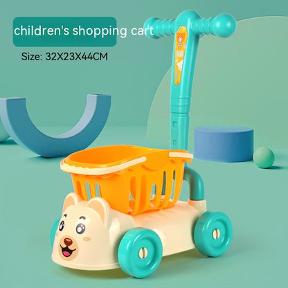 Children's Kitchen Toy Shopping Trolley - Native Collection