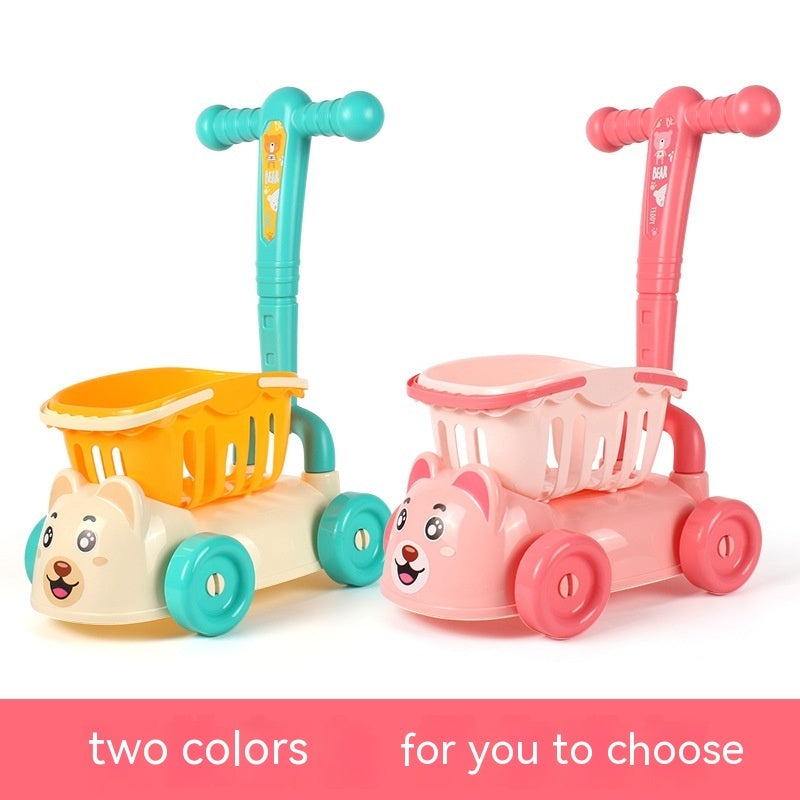 Children's Kitchen Toy Shopping Trolley - Native Collection