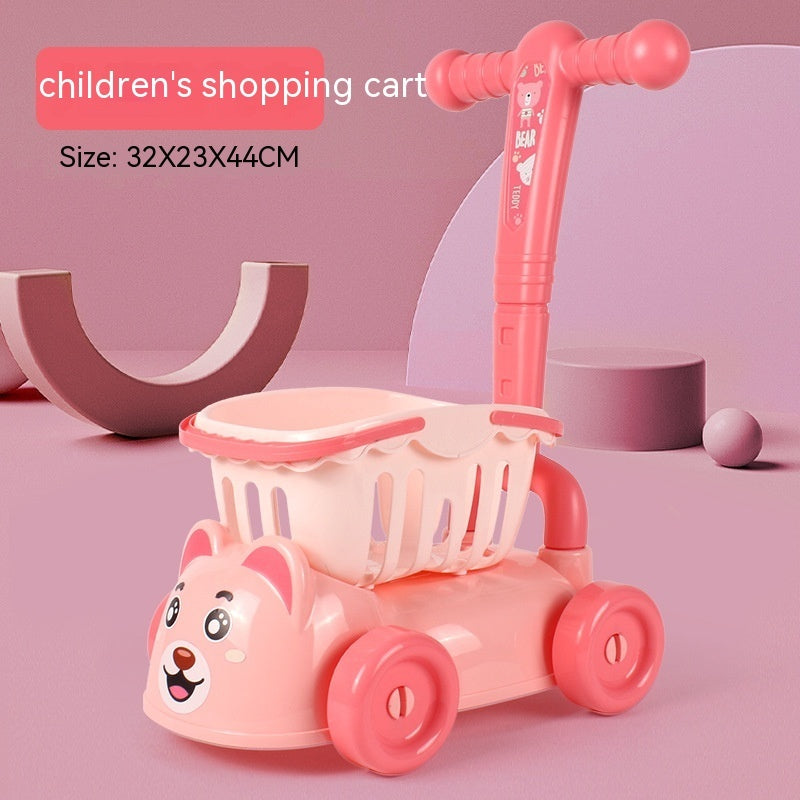 Children's Kitchen Toy Shopping Trolley - Native Collection