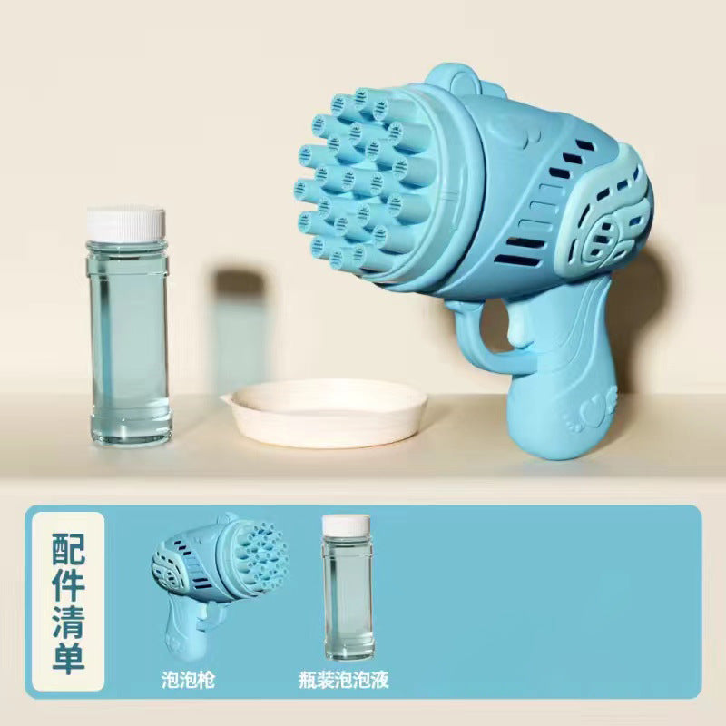 32-Hole Electric Luminous Water Bubble Gun - Native Collection