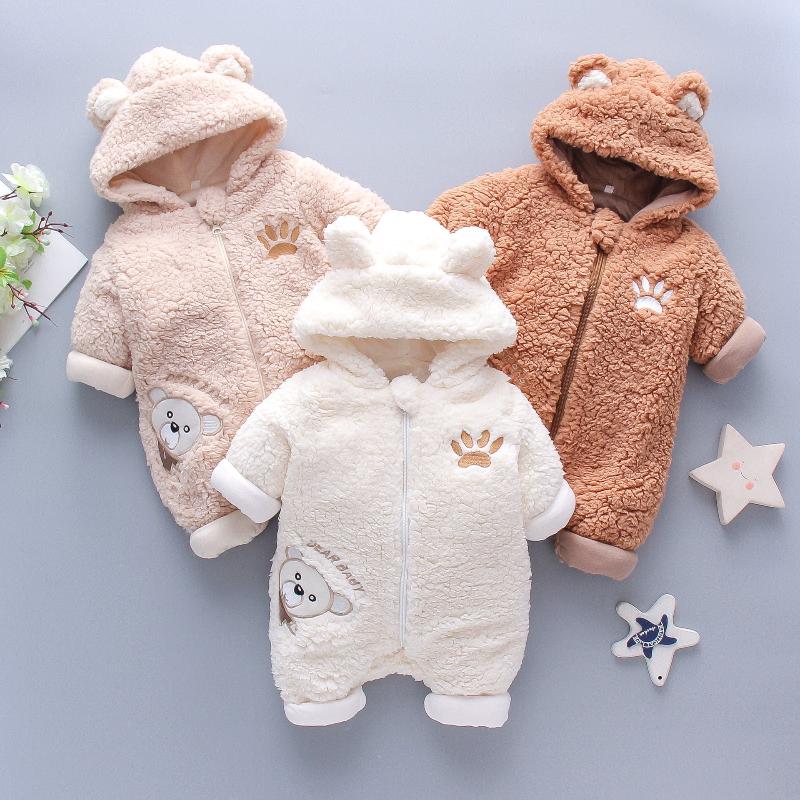 Winter Baby Girl Cotton Romper - Native Collection